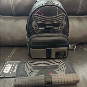 Loungefly Star Wars Black and Red Backpack